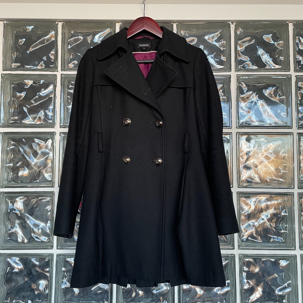 Bebe  Wool Blend Winter Coat